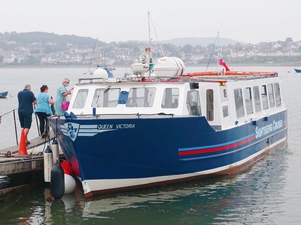 Boat trip activities in conwy