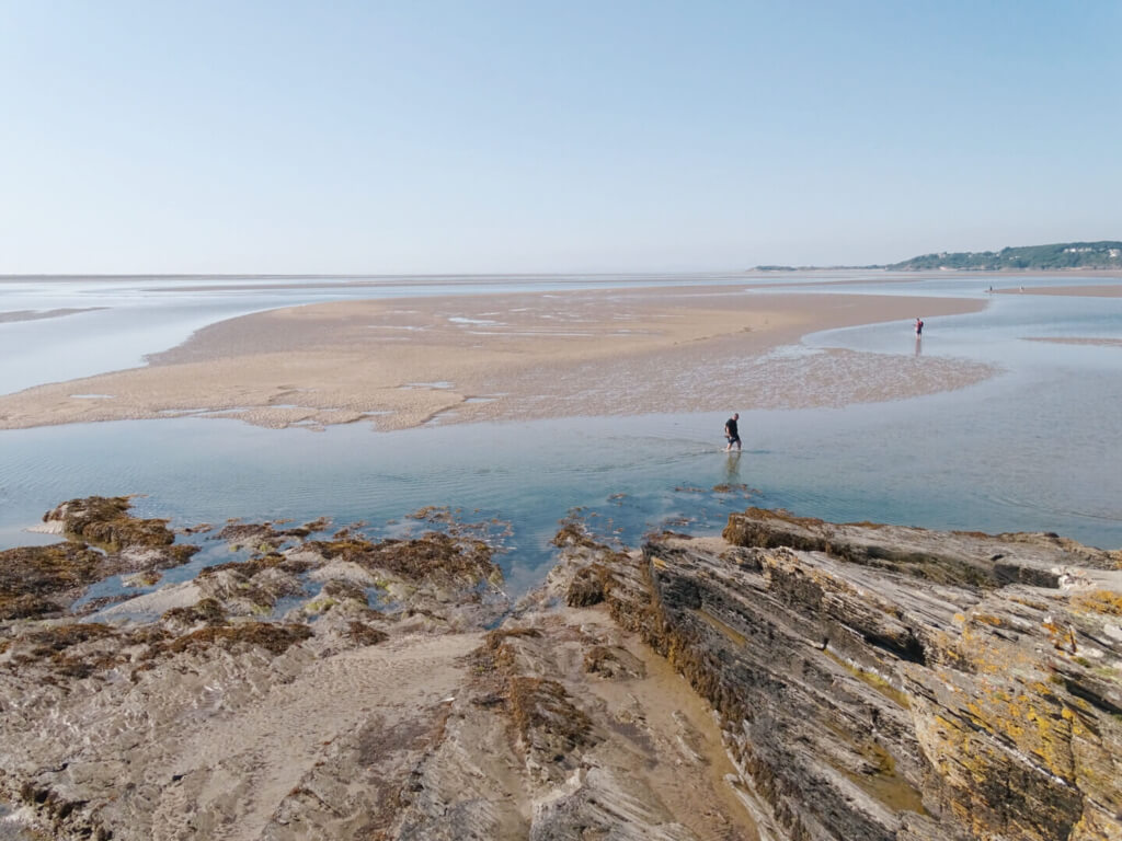 beach Dwyryd Estuary 