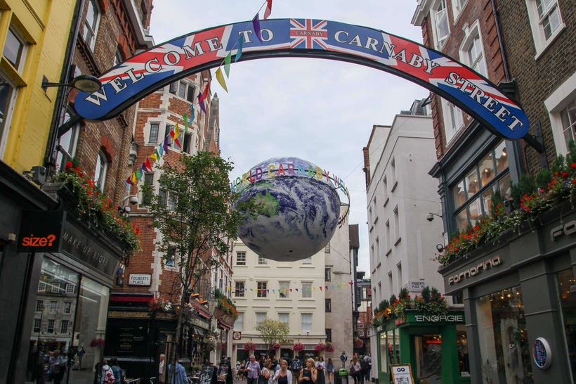 Carnaby Street popular street in london