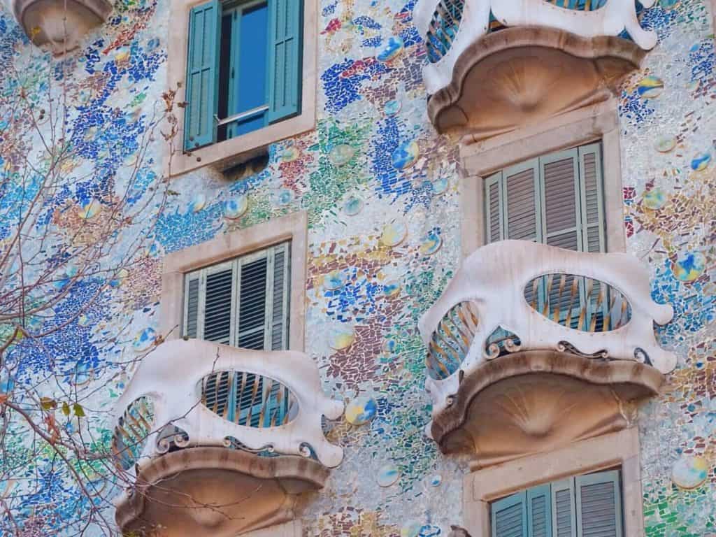 Casa Batlló windows Barcelona