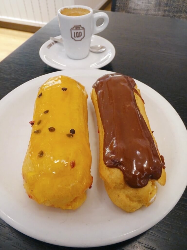 Eclairs at Leitaria da Quinta do Paço