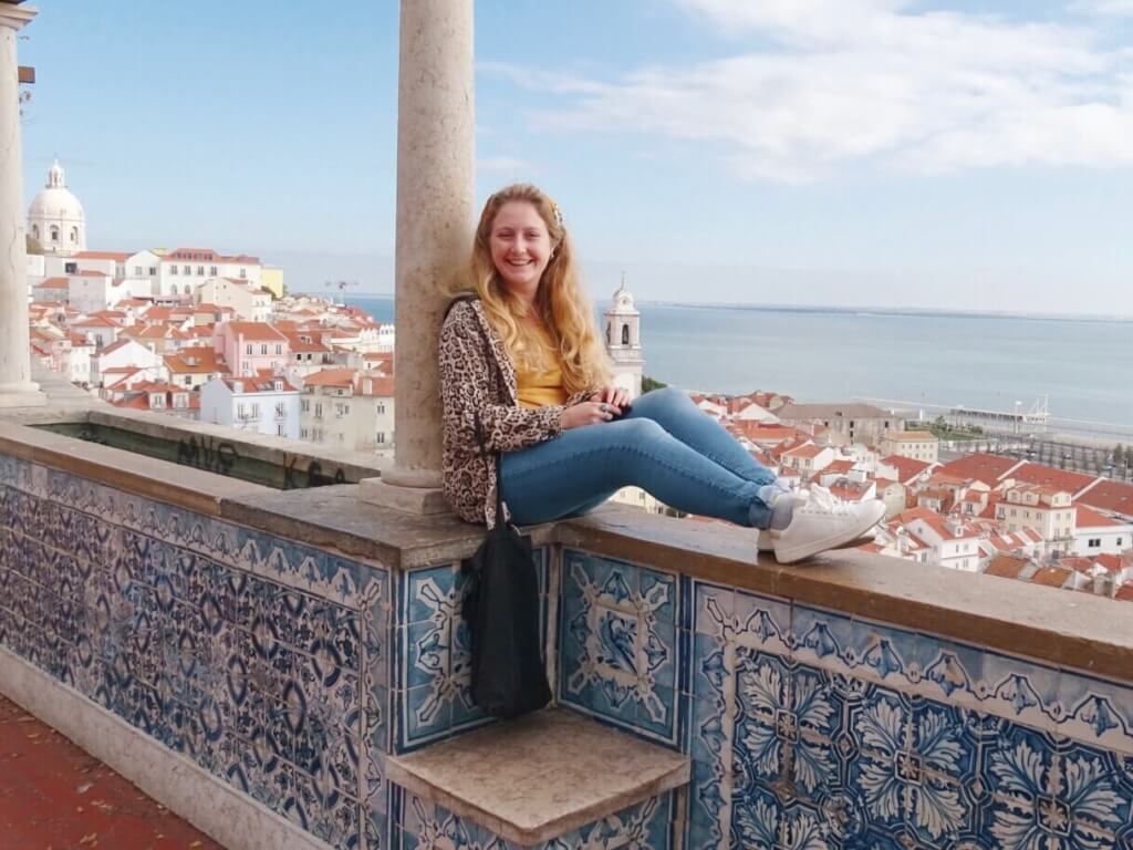 Viewpoint in lisbon solo female travel