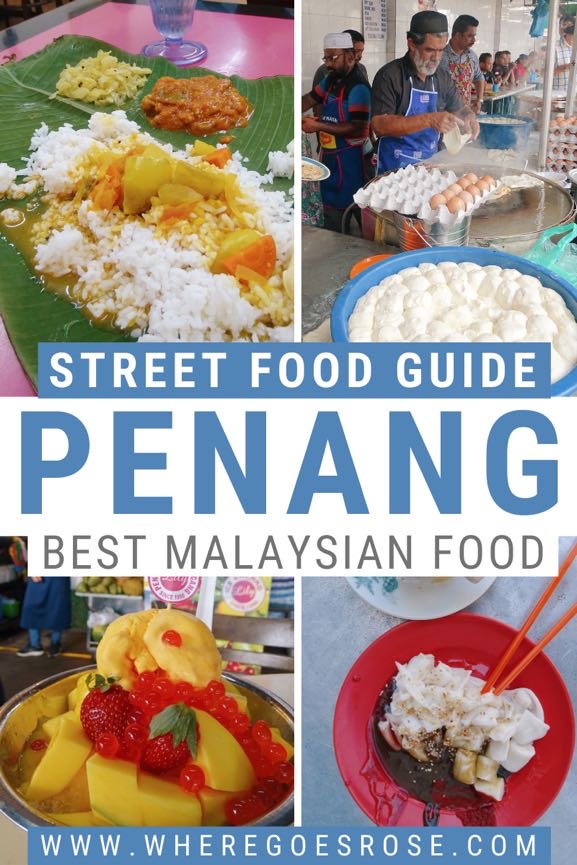 strete food in penang malaysia