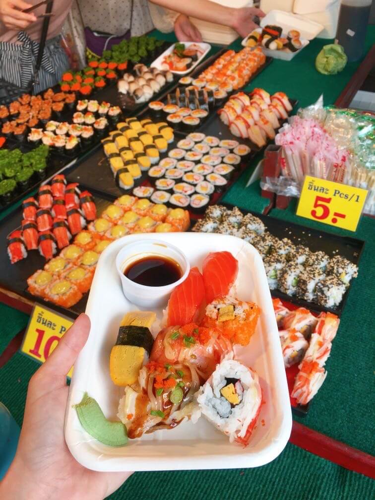 Night market sushi 