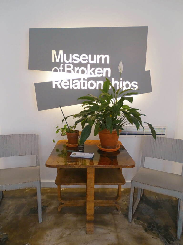 Museum of broken relationships things tp do zagreb