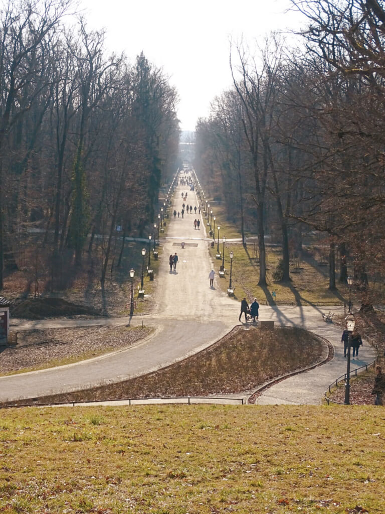 Park Maksimir promenade