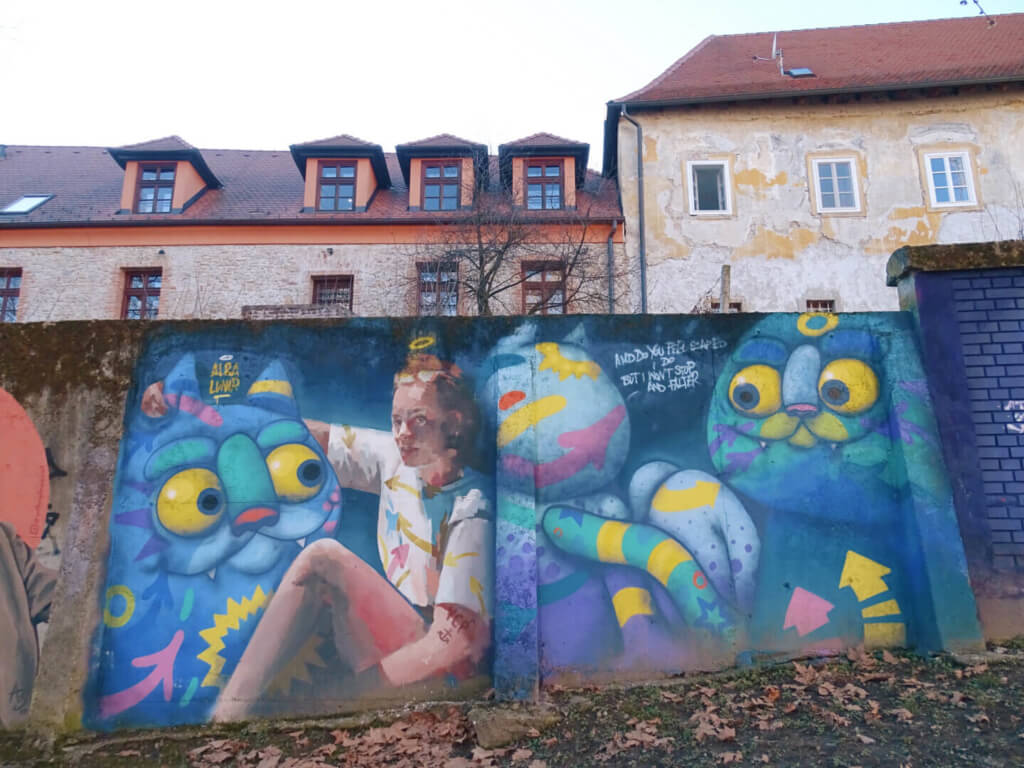 Park street art zagreb croatia