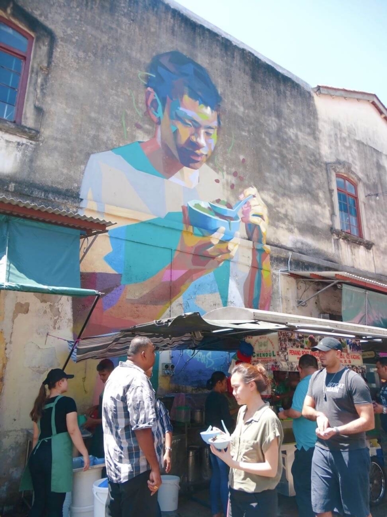 penang street art mural 