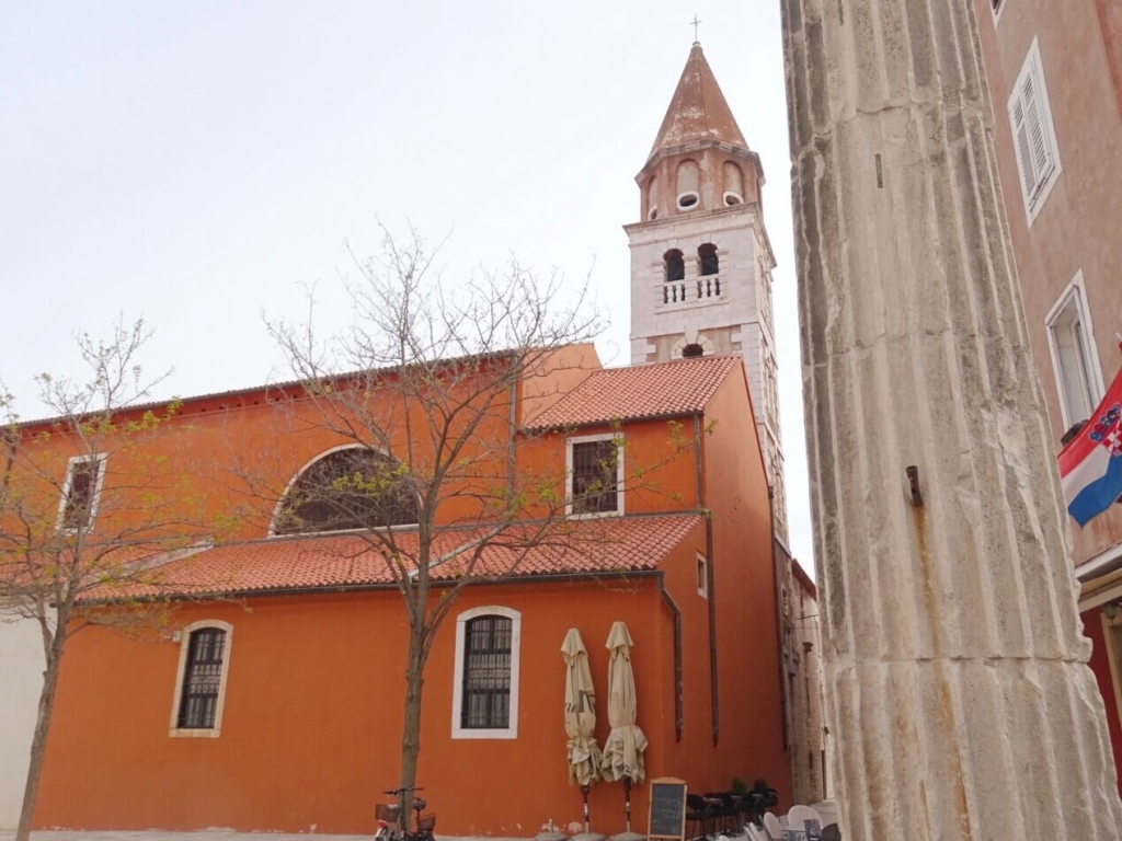 Church of St Simeon cultural place to visit zadar