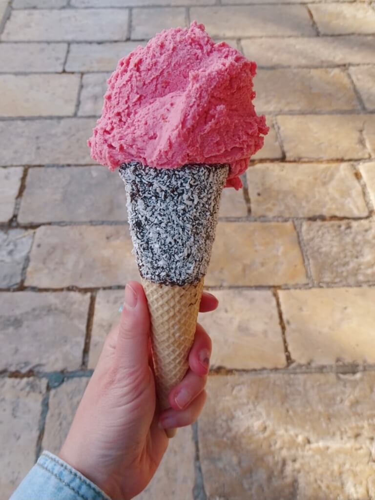 Ice cream at Cafe Eva