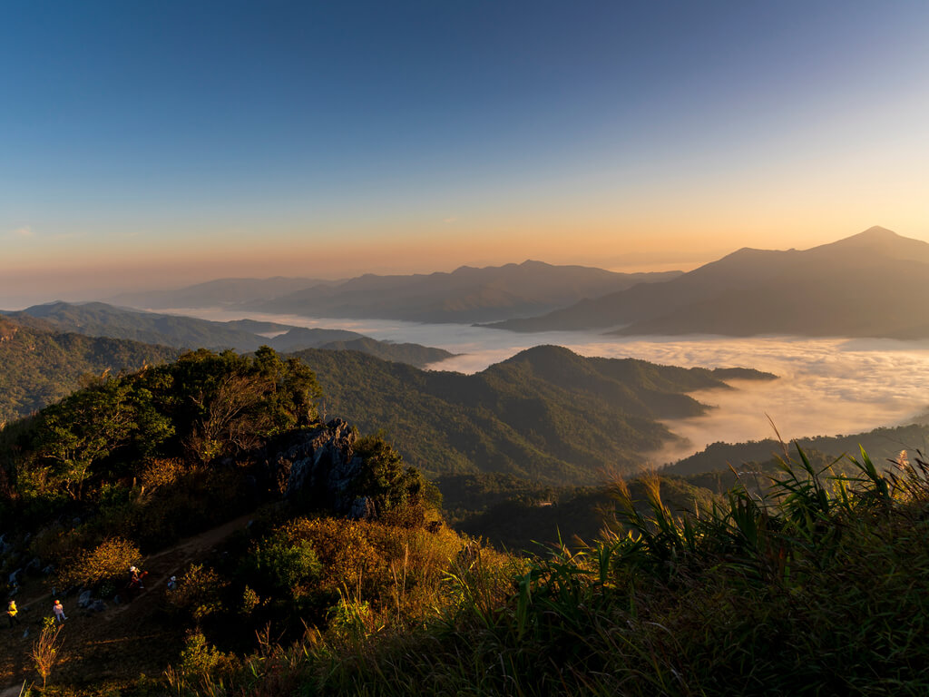 Phu Chi Pha Mountain places to visit near chiang rai