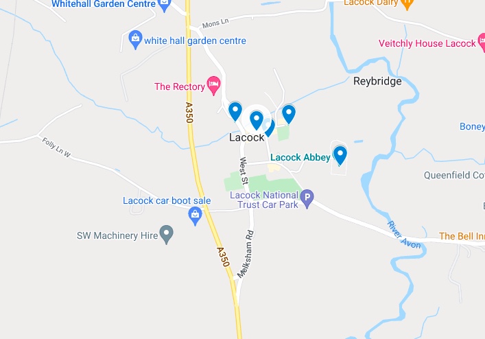 lacock harry potter map