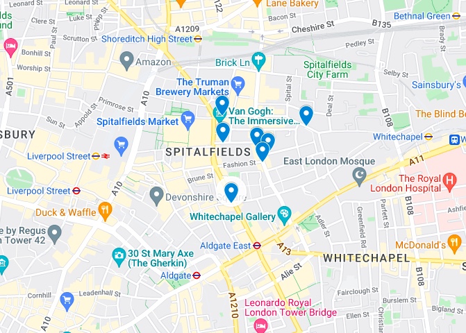 shoreditch street art map