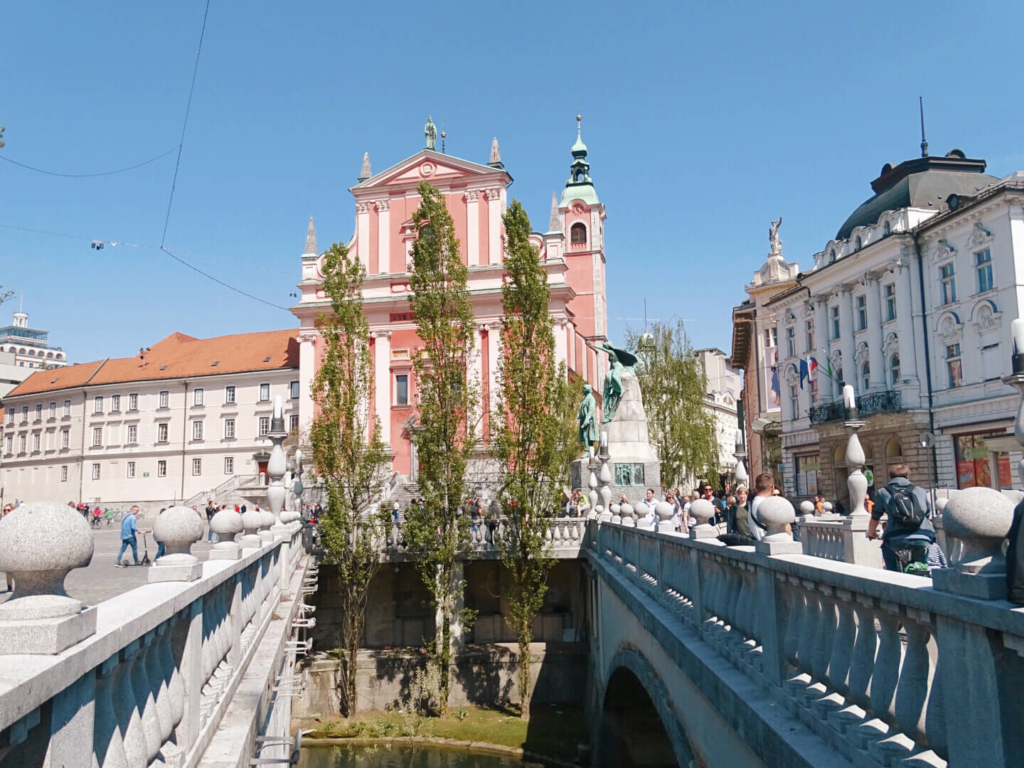 Triple bridge things to do Ljubljana