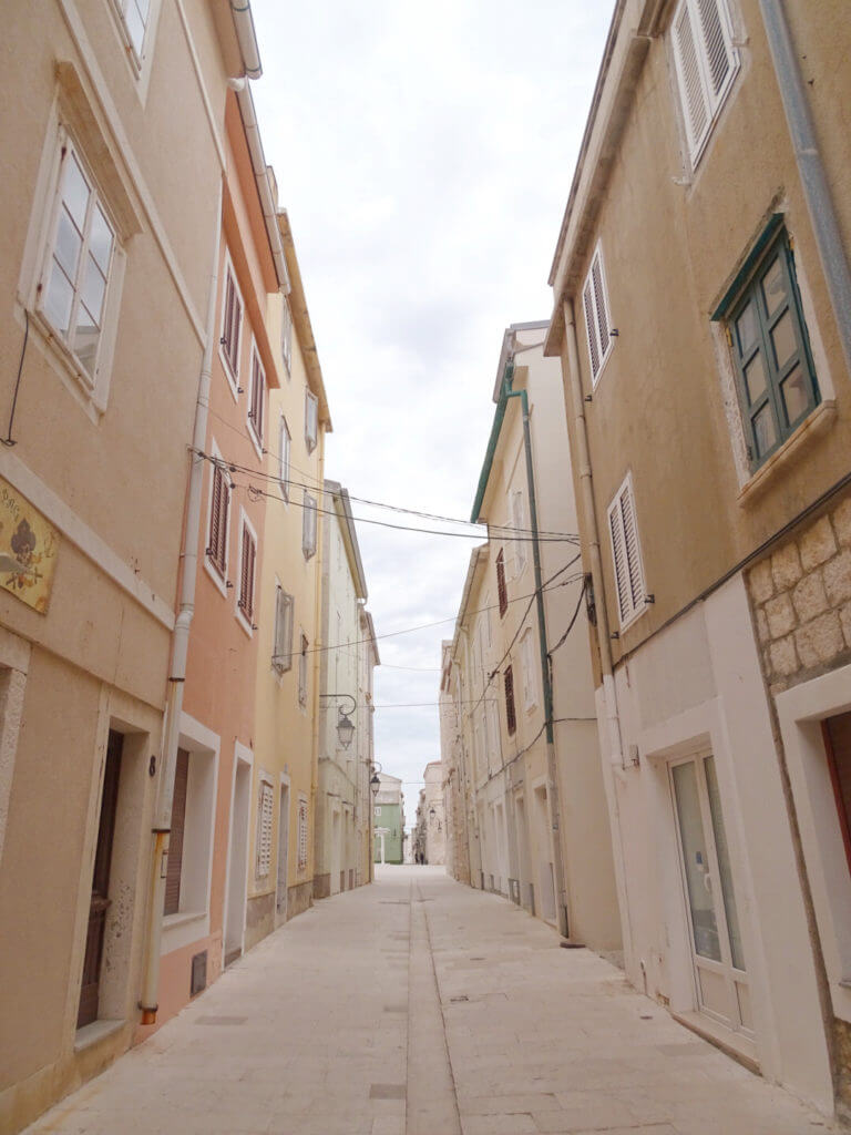 Quiet street pag town