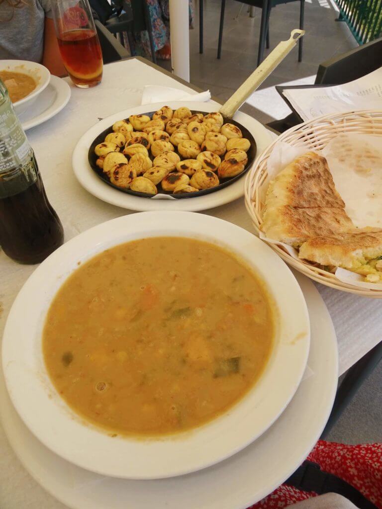 Chestnut soup madeira island food