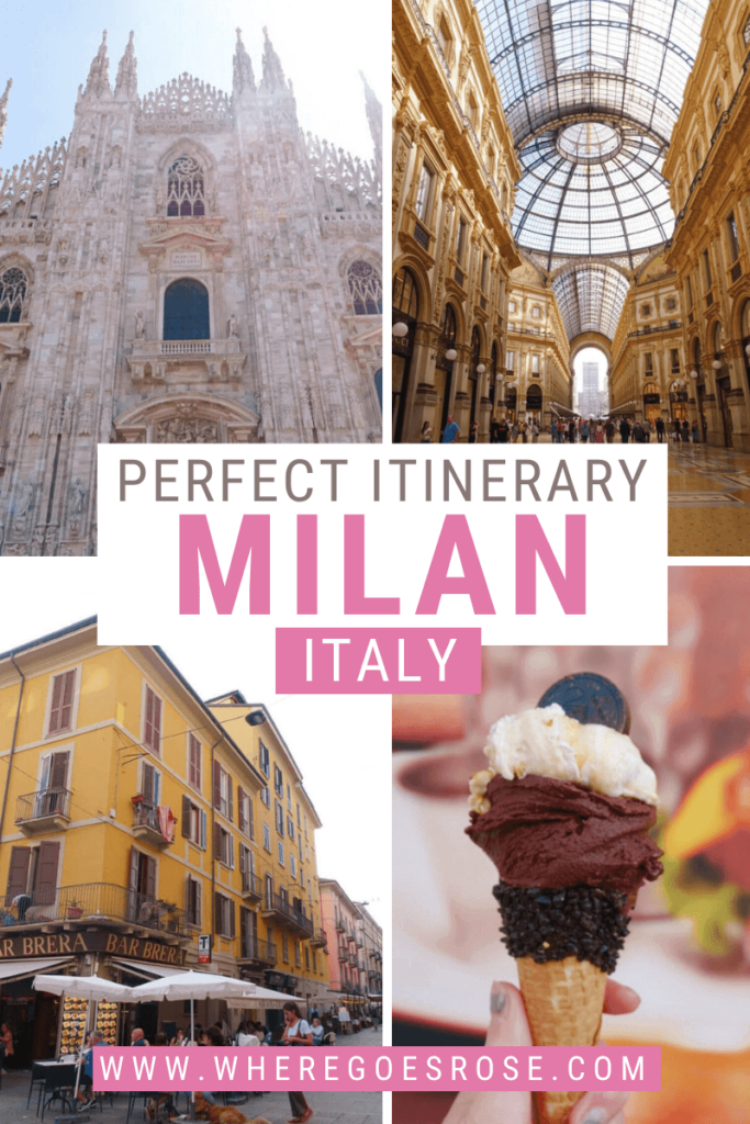 Milan itinerary