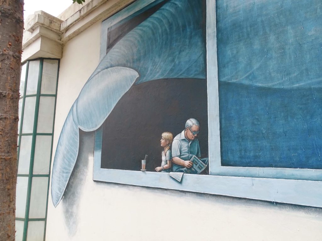 whale mural funchal