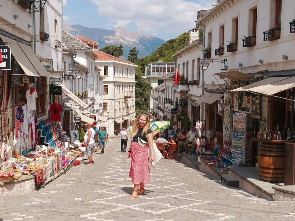 Gjirokastër bazaar albania itinerary 