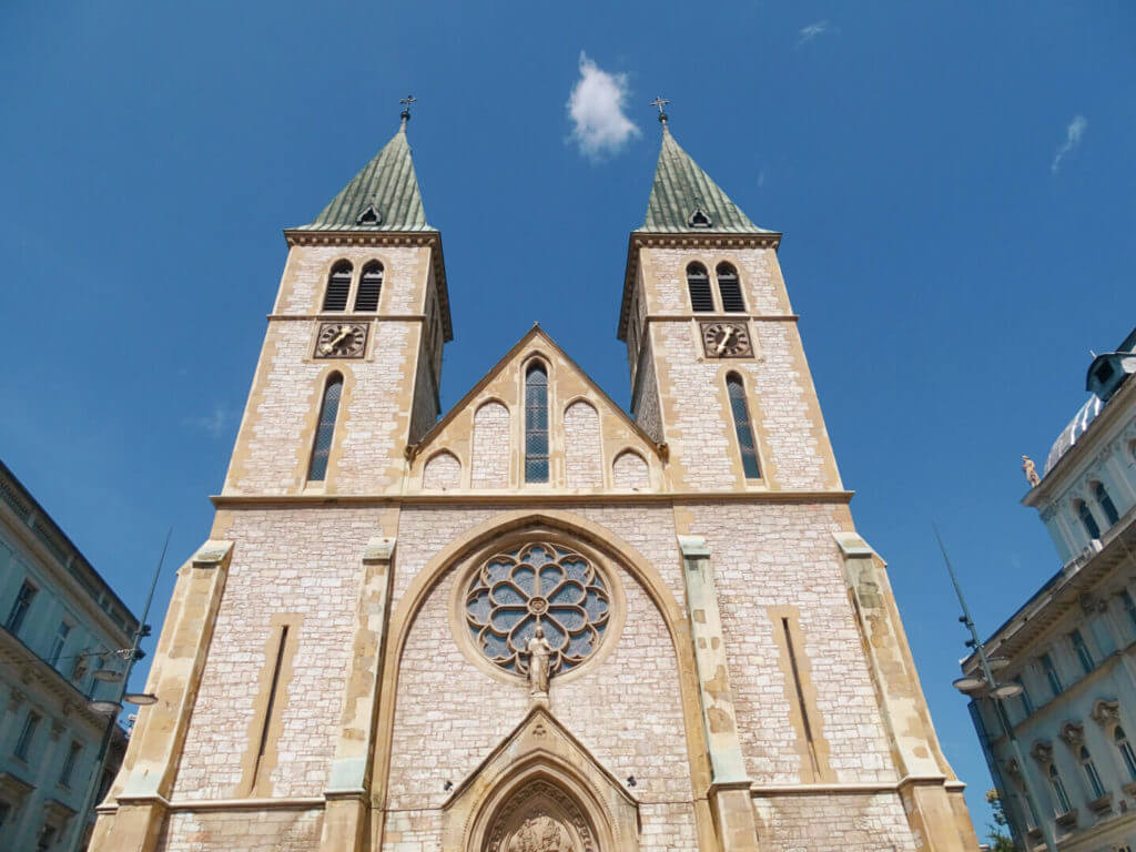 Sacred heart cathedral places to visit sarajevo