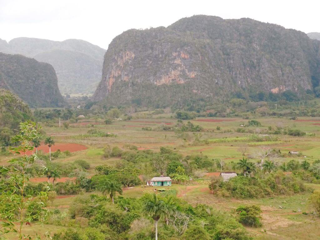 Cliffs in Viñales Cuba itinerary