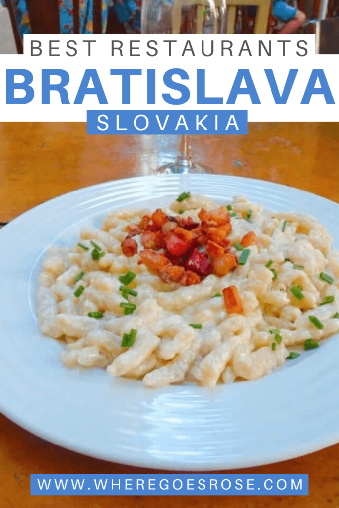 restaurants in bratislava slovakia