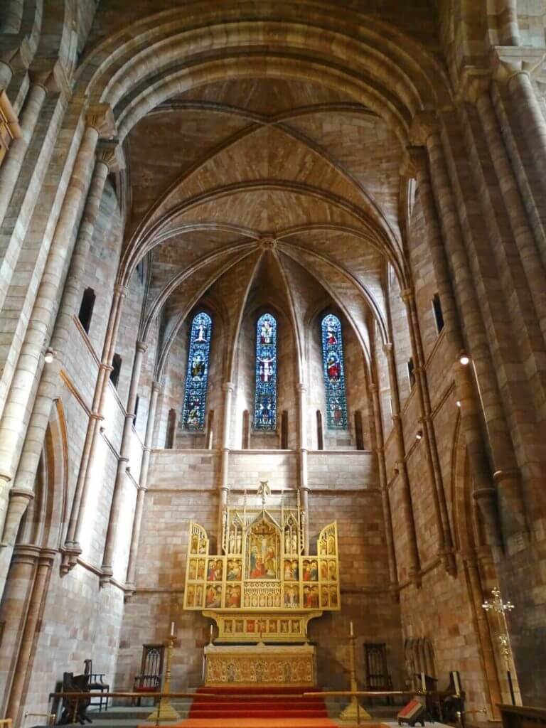 Inside Shrewsbury Abbey
