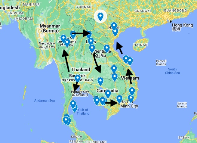 backpacking trip in asia