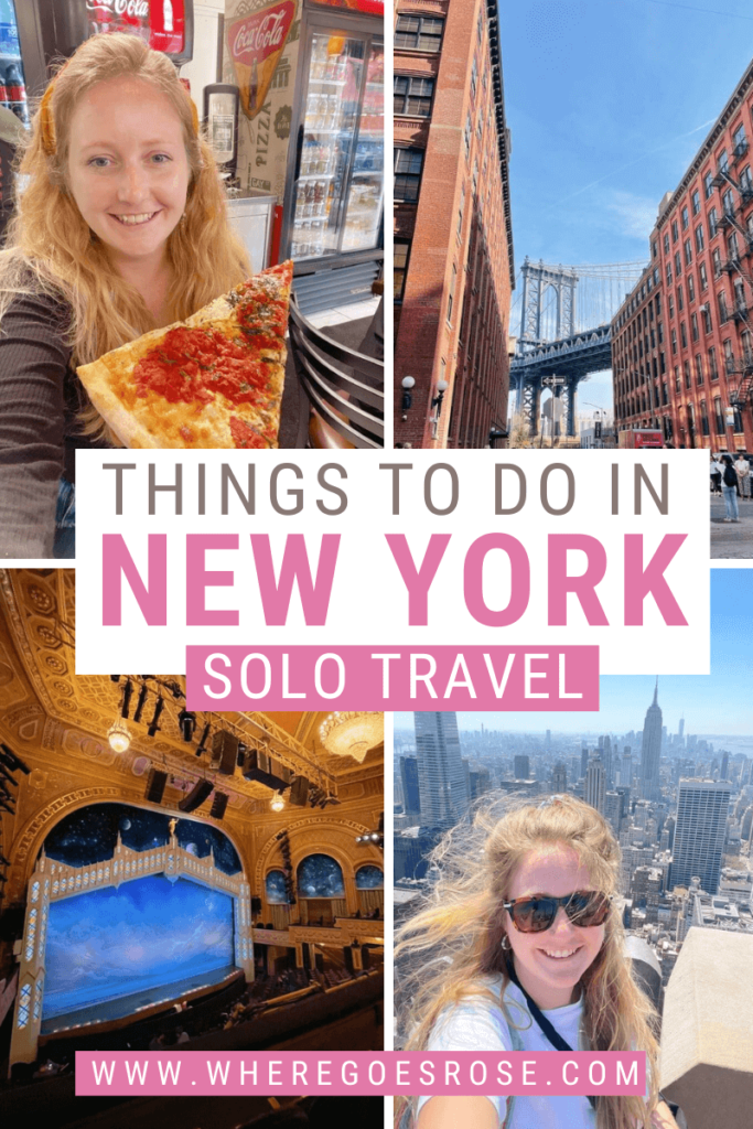 what to do solo nyc