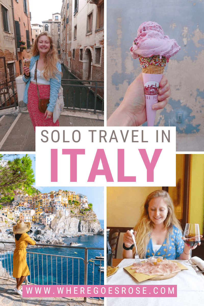 solo tours in italy