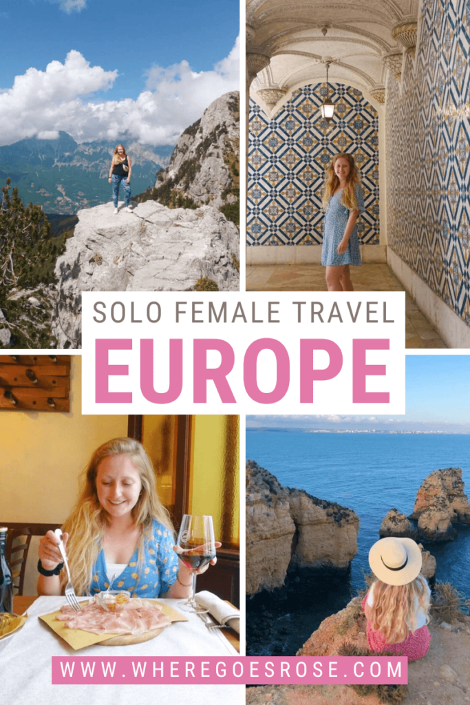 solo female travel europe