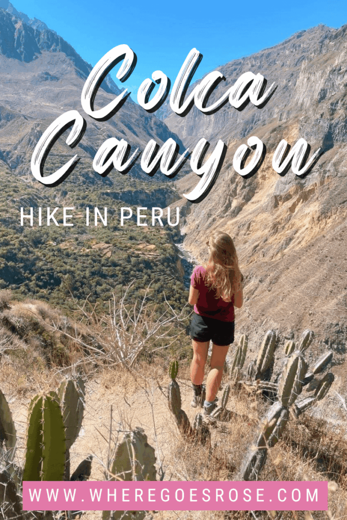 Trek colca canyon peru