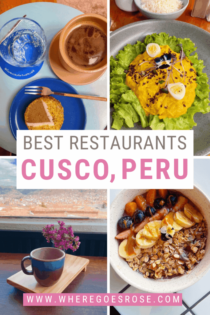 RESTAURANTS IN CUSCO PERU