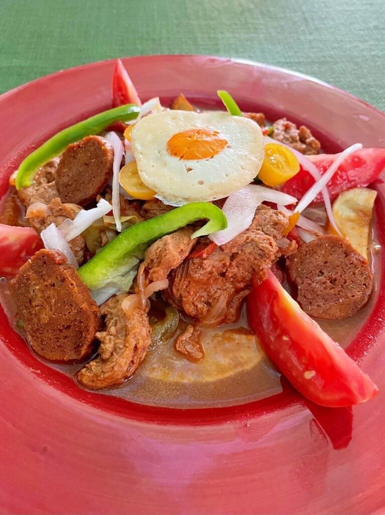 Fake meat stew