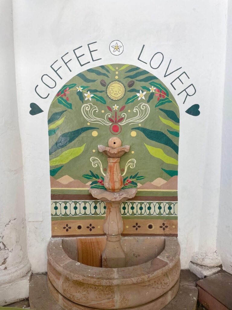Coffee lover fountain 