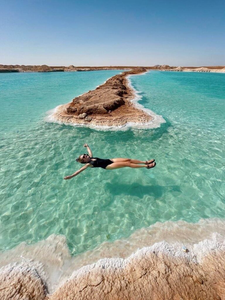 Siwa salt lagoon
