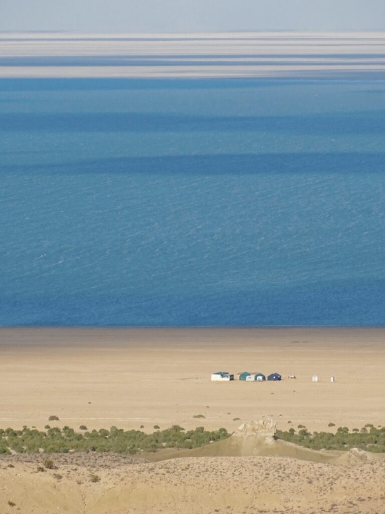 Camp near Aral Sea