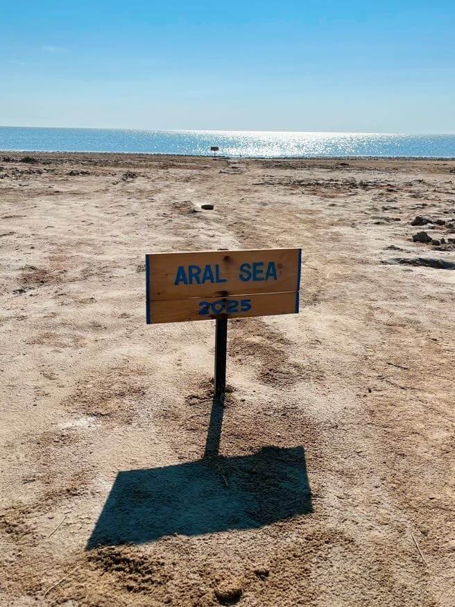 Sign reading aral sea 2025